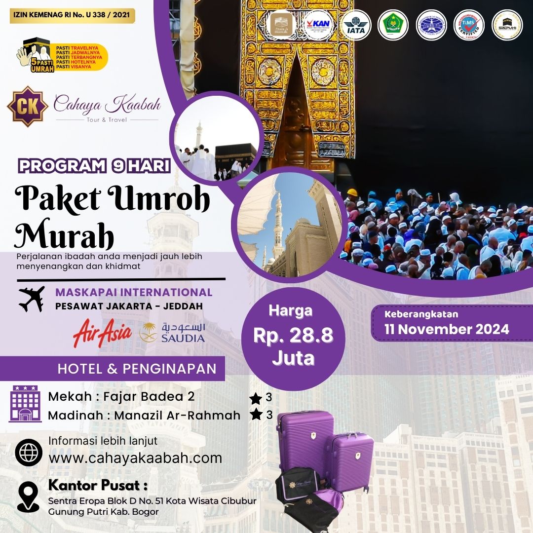 Umroh Murah 11 Nov 2024