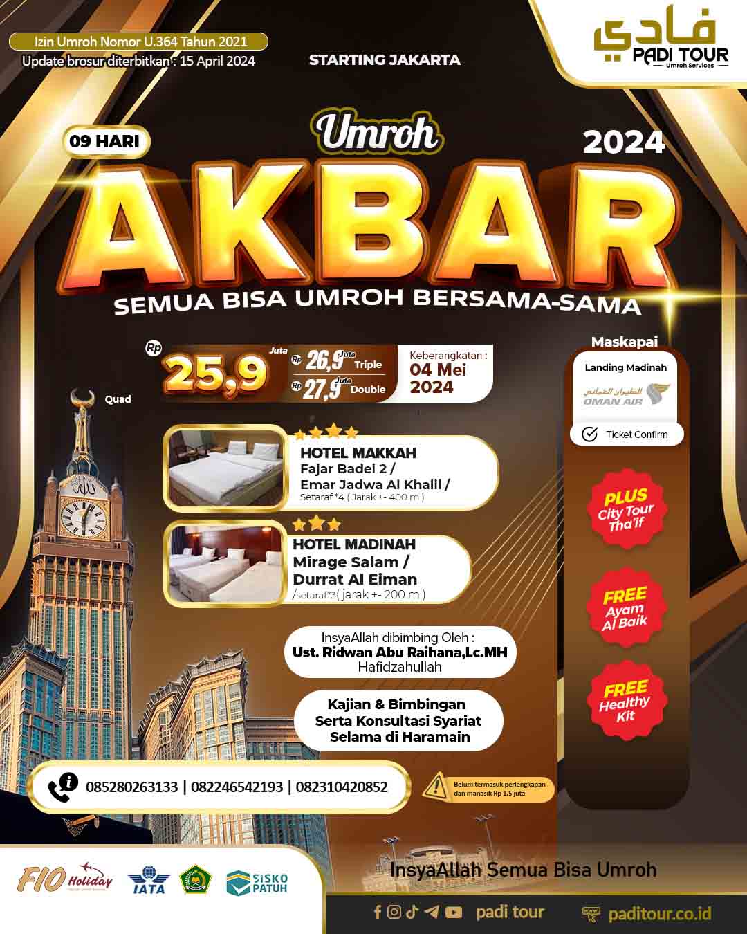 4 MEI 2024 (UMROH AKBAR HEMAT)