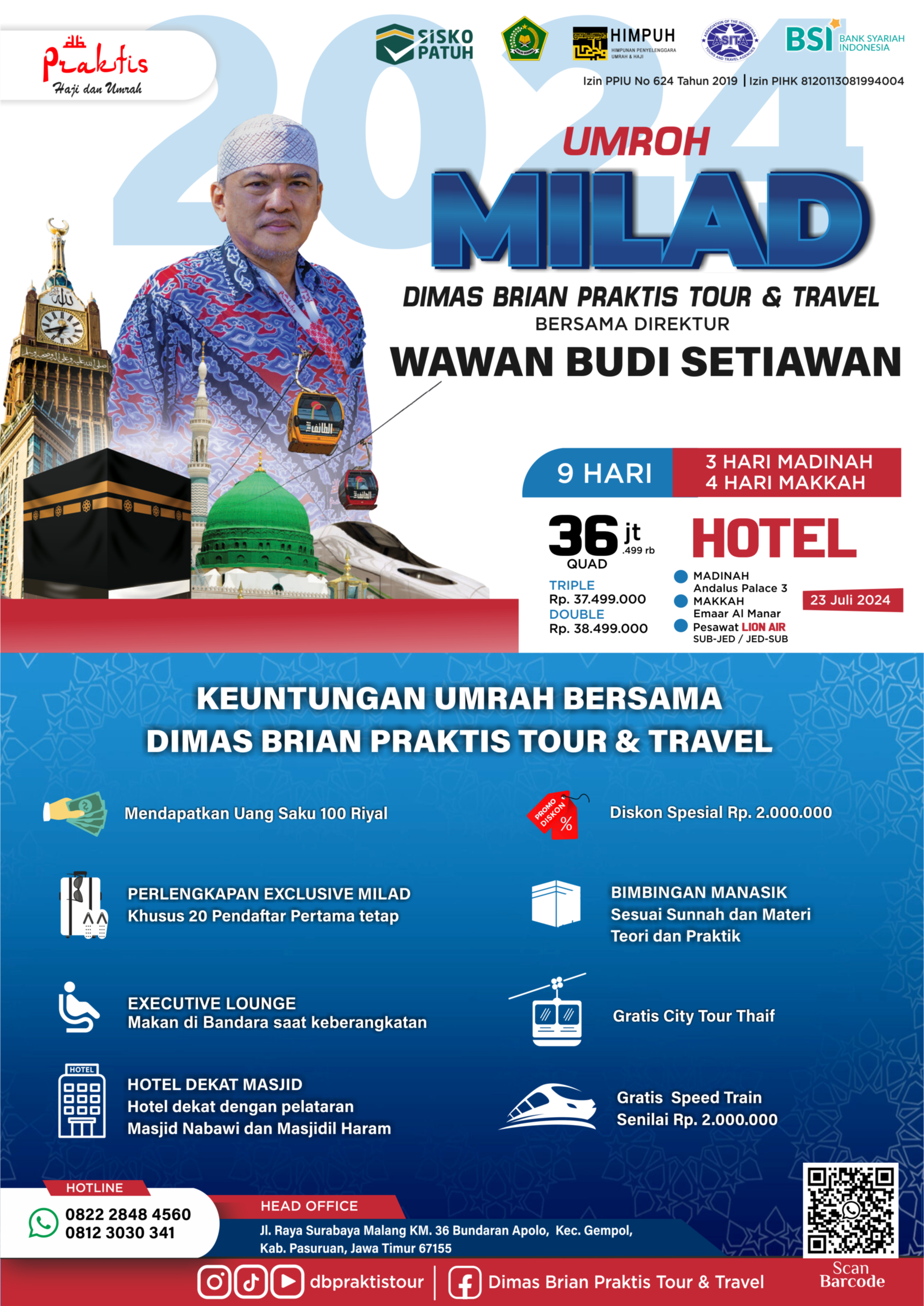 UMRAH MILAD JULI 2024 (09 HARI)