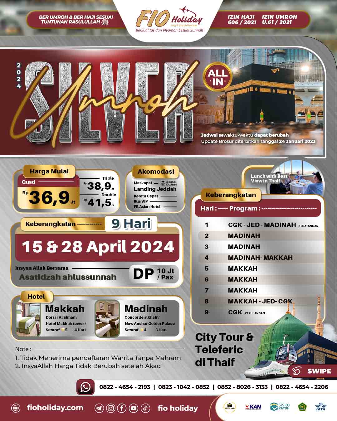 28 APRIL 2024 (UMROH SILVER)