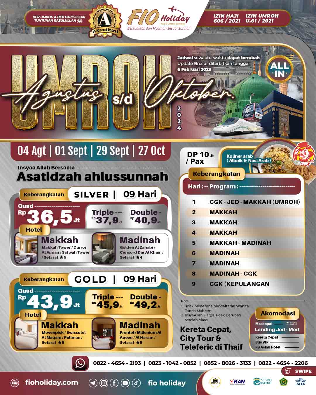 27 OKTOBER 2024 (UMROH GOLD)