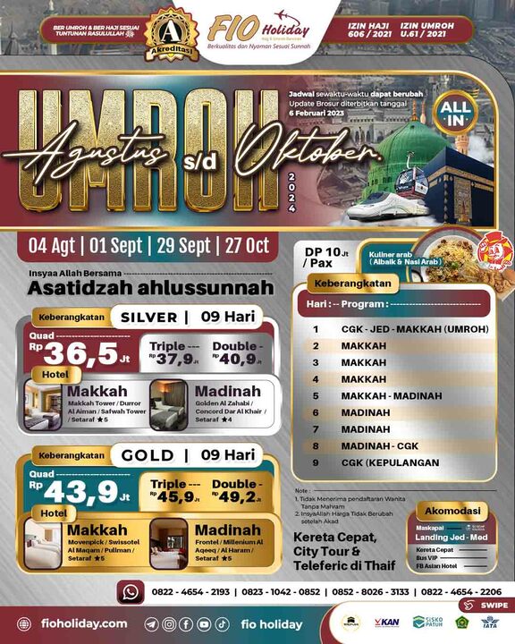 27 OKTOBER 2024 (UMROH GOLD)