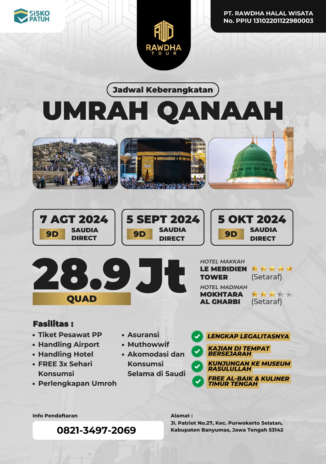 Paket Qonaah 7 Agustus 2024