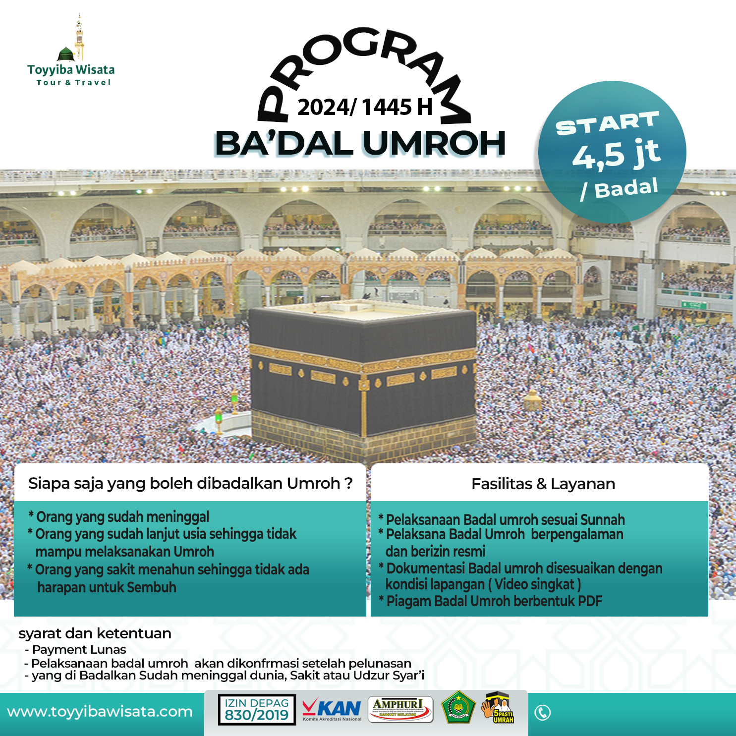 PROGRAM BADAL UMROH 2024 