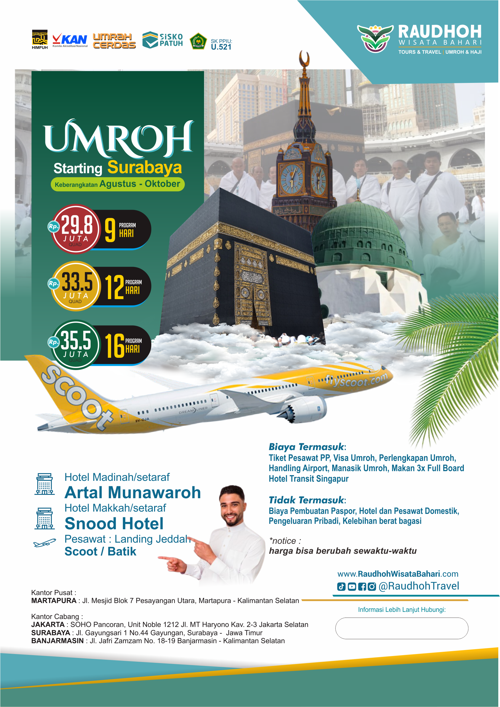 Umroh 12 Hari Surabaya