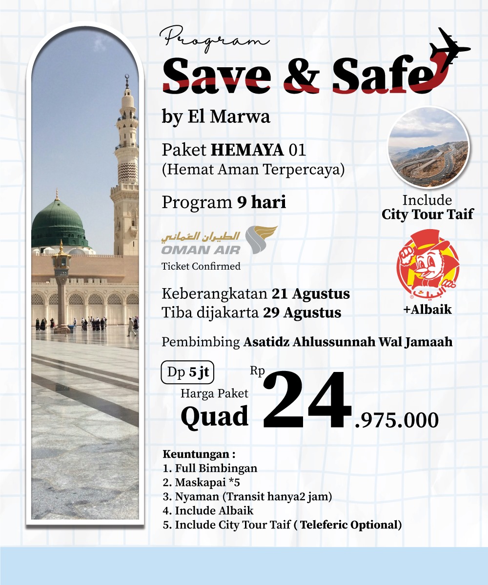 UMROH HEMAYA 01, 21 AGUSTUS  2024