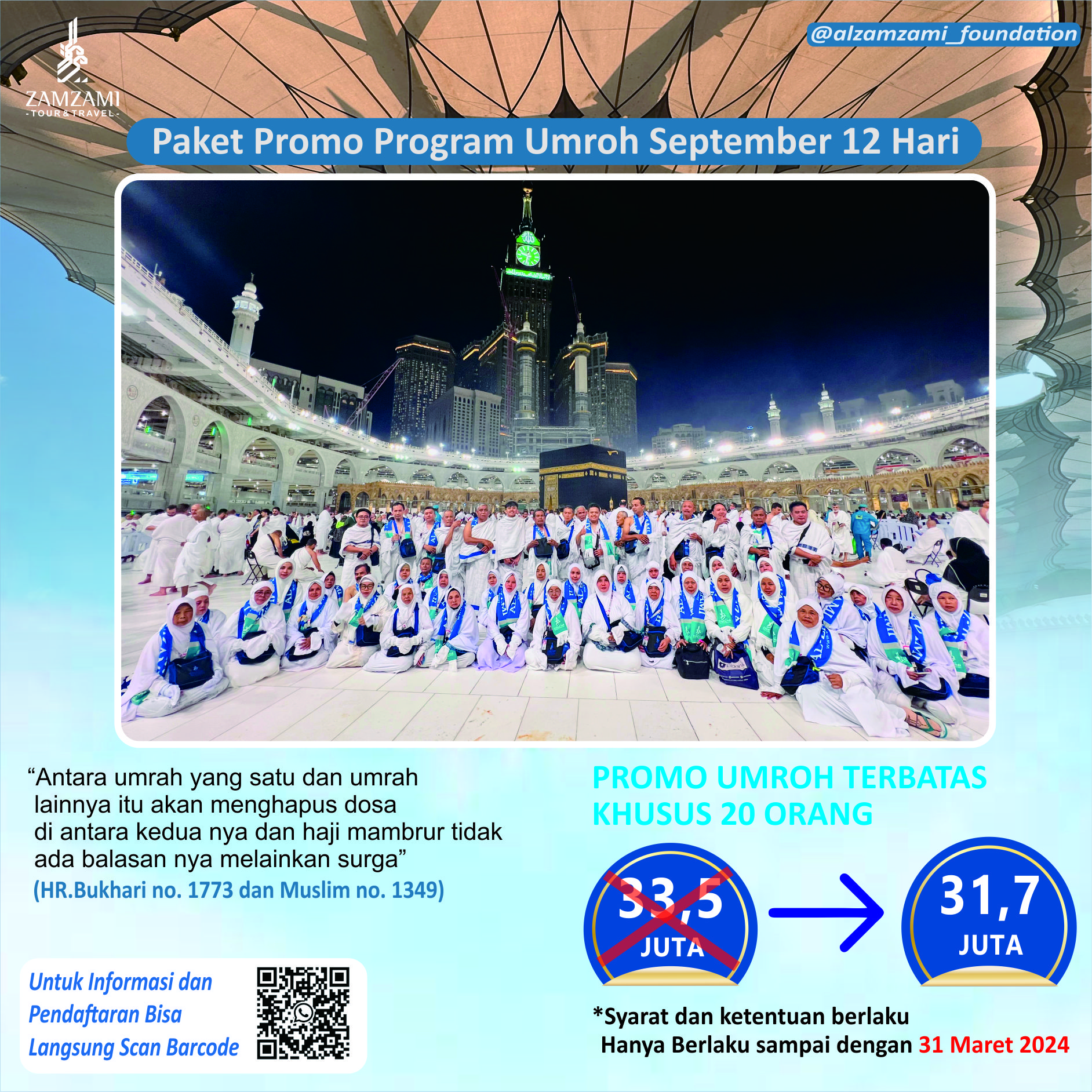 Paket Promo umroh September (2024)