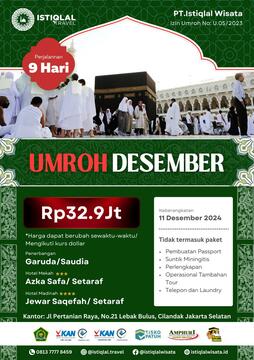 PAKET UMROH DESEMBER 2024