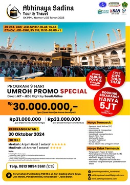 UMROH 30 OKTOBER 2024