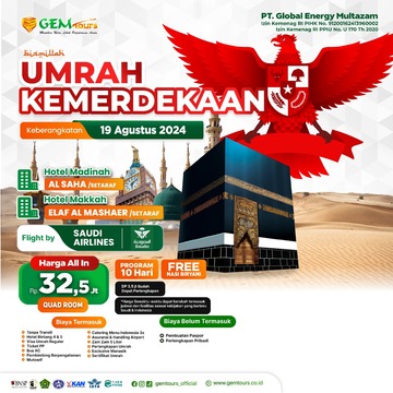 19 AUG 2024 "UMRAH BERKONSEP KEMERDEKAAN"