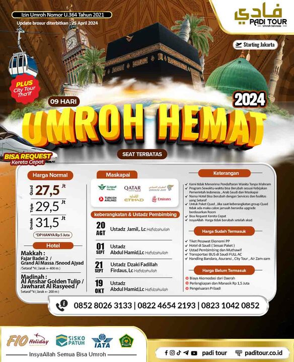 21 September 2024 (Umroh Hemat)