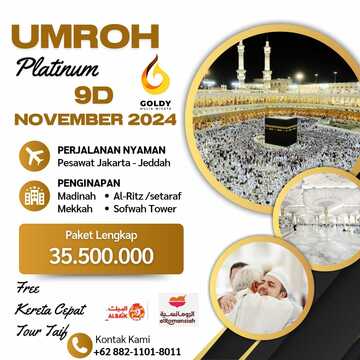 UMROH PLATINUM 9D NOVEMBER 2024