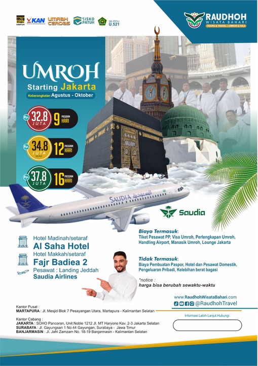 Umroh 9 Hari Jakarta