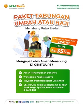 PROGRAM 2 TAHUN : TABUNGAN UMRAH