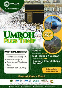 UMROH SEPTEMBER Plus THAIF