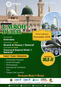 UMROH NOVEMBER Plus DUBAI