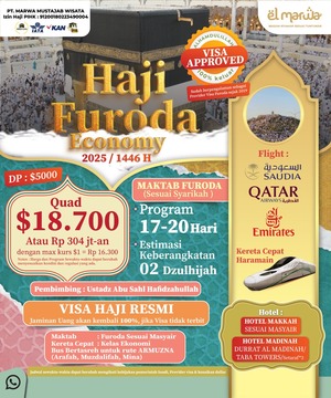 PAKET HAJI FURODA HEMAT 2025