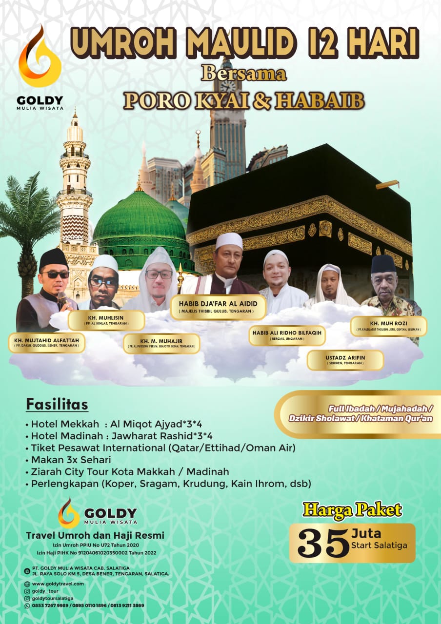 UMROH MAULID 12 HARI Spesial Bersama KYAI & HABAIB