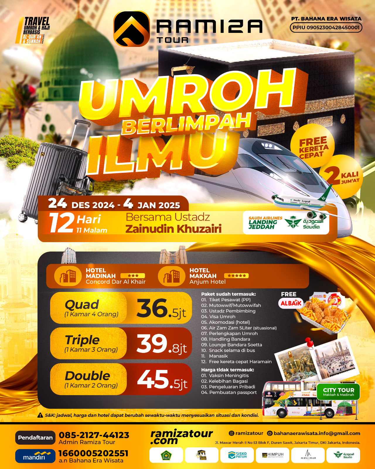 Umroh Berlimpah Ilmu