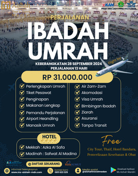 PAKET UMROH SEPTEMBER 2024