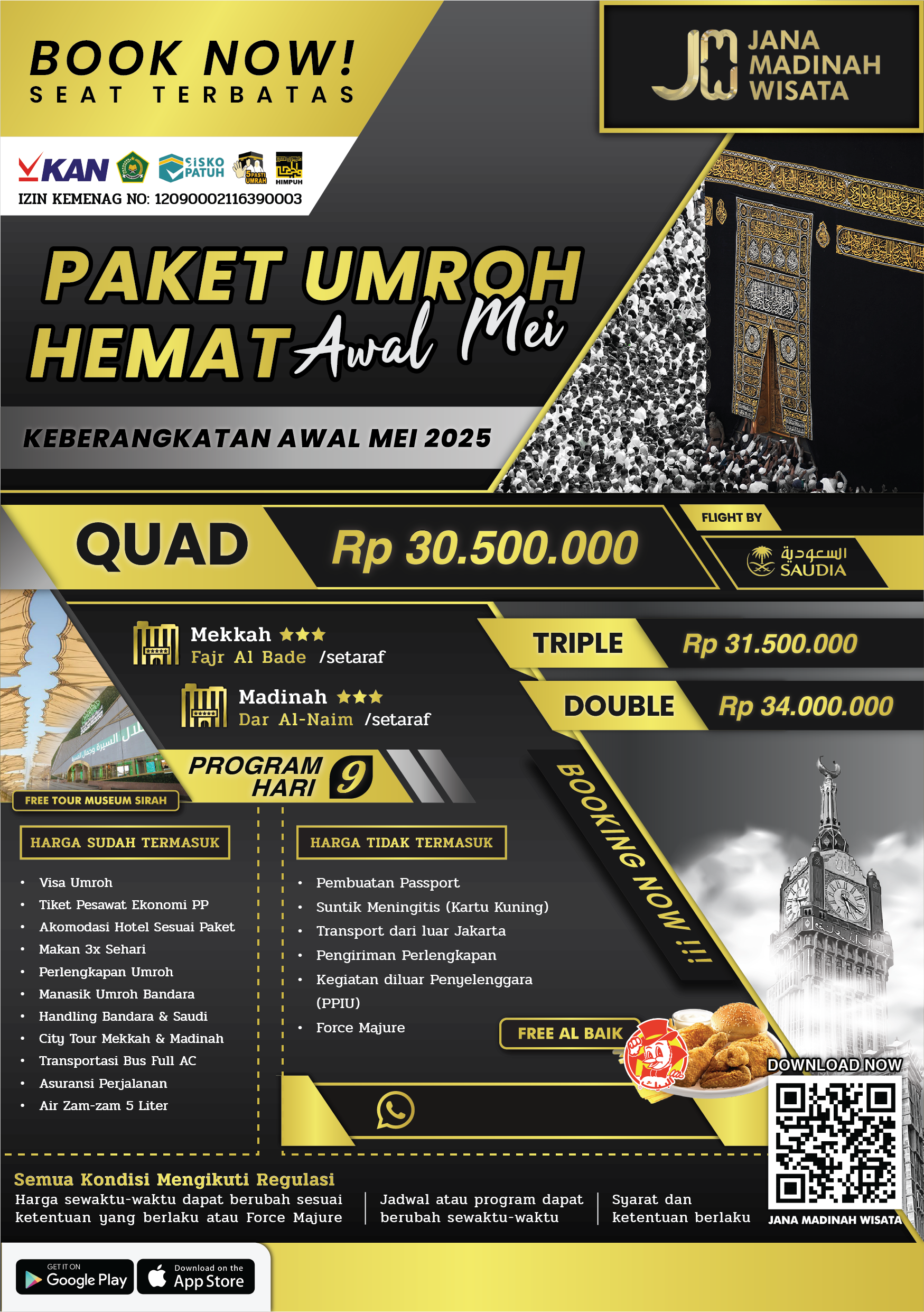 Umroh Hemat Awal Mei 2025