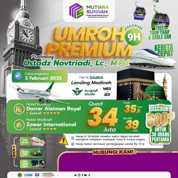 UMROH PREMIUM 03 FEBRUARI 2025