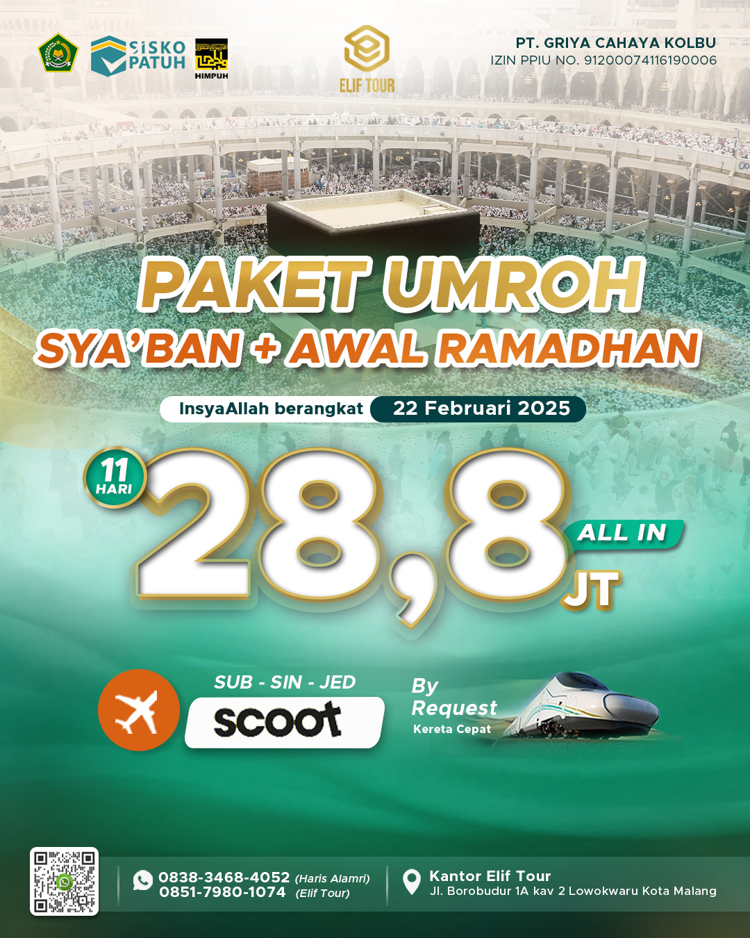 UMROH SYA'BAN+AWAL RAMADAN