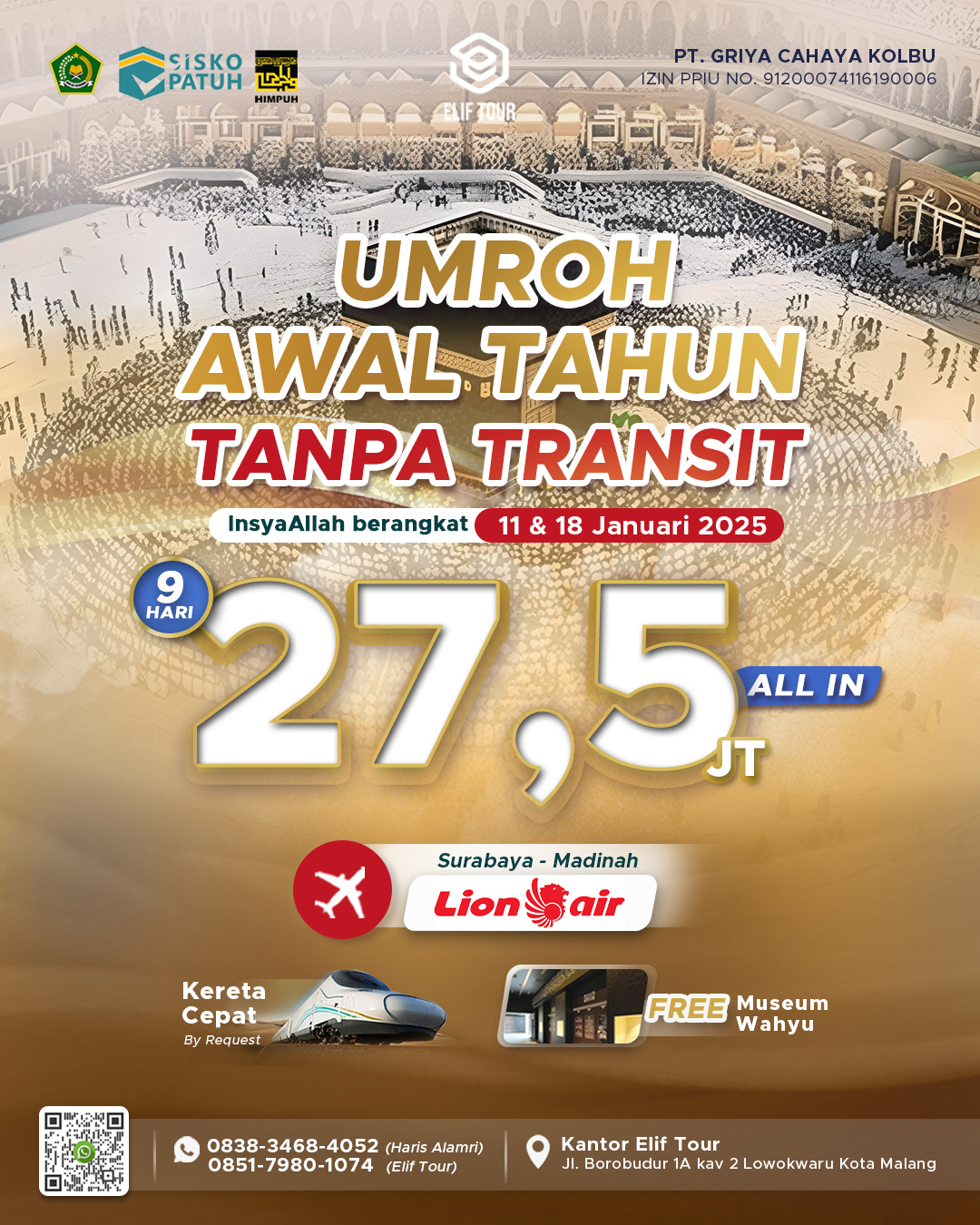 UMROH AWAL TAHUN JANUARI 2025