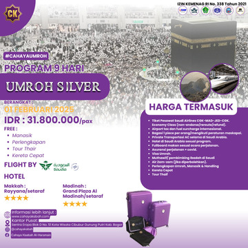 UMROH SILVER 01-09 FEBRUARI 2025 *4 