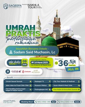 UMROH PRAKTIS SAQEEFA PERTENGAHAN RAMADHAN 14 MARET 2025