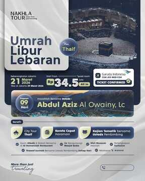 UMROH AWAL SYAWAL 21 MARET 2026