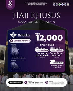 HAJI KHUSUS BINTANG 4 | 2025