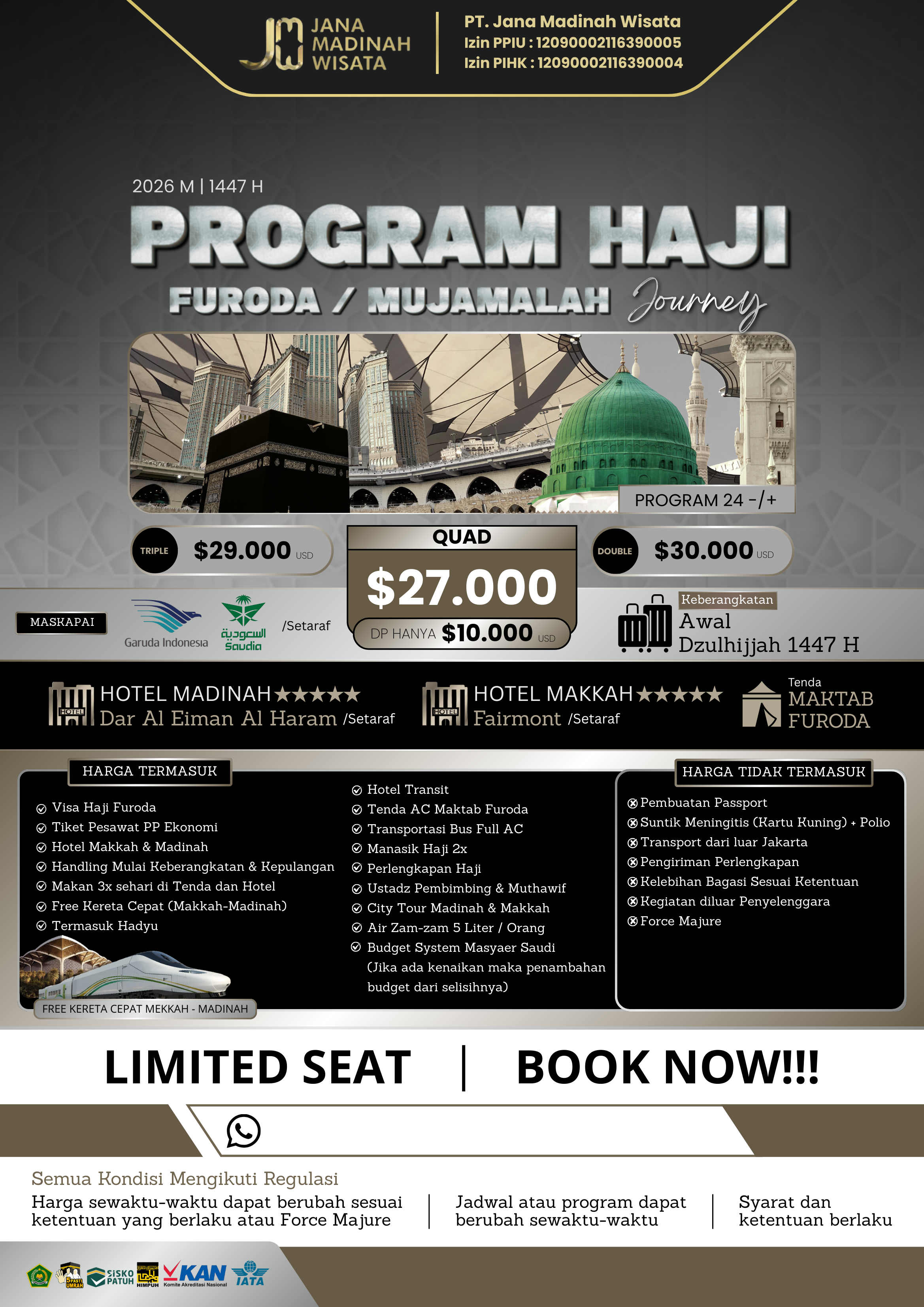 HAJI FURODA / MUJAMALAH JOURNEY | 1447 H / 2026 M