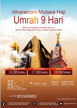 Umroh 9 Hari - Hotel *3