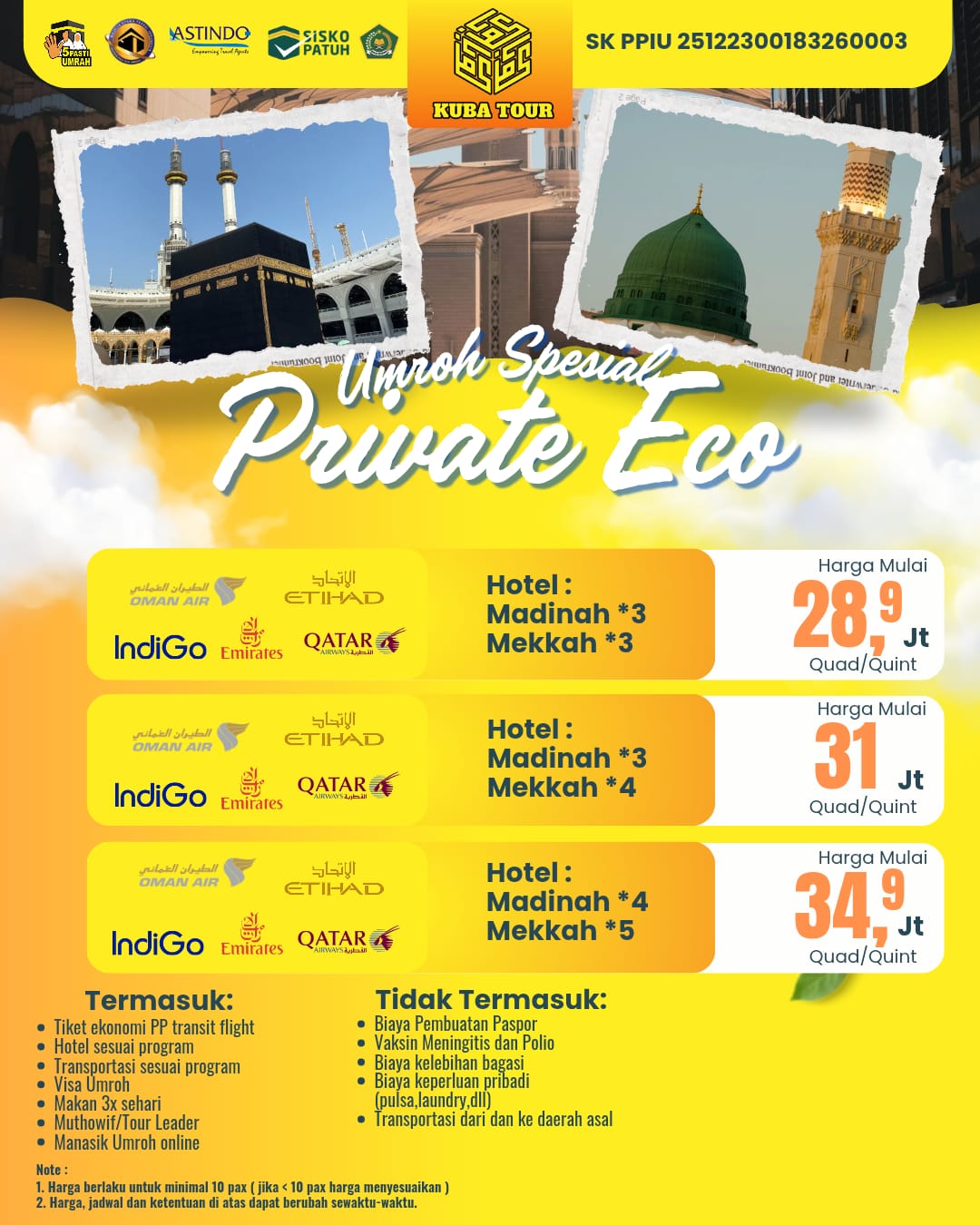 UMROH SPESIAL PRIVATE ECO 
