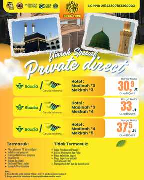 UMROH SPESIAL PRIVATE DIRECT