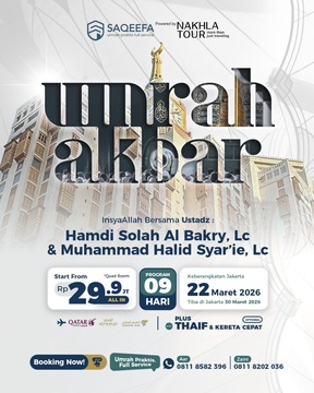 UMROH AKBAR SAQEEFA BY NAKHLA TOUR 22 MARET 2026
