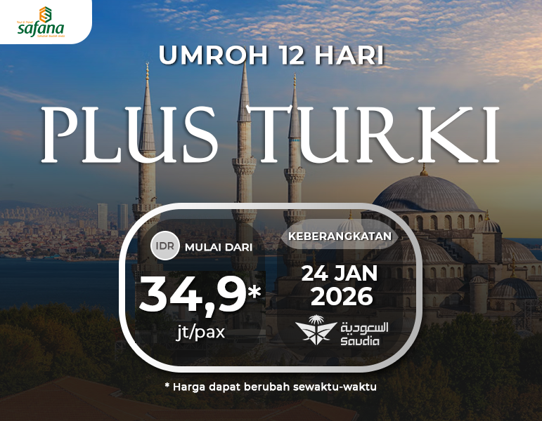 UMROH PLUS TURKI 24 JANUARI 2026