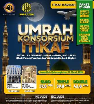 UMROH KONSORSIUM ITIKAF MADINAH 2026 (17 HARI)