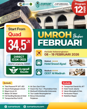 UMROH 12 HARI FEBRUARI 2026