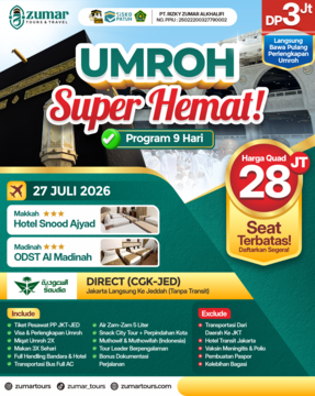 UMROH HEMAT JULI 2026 