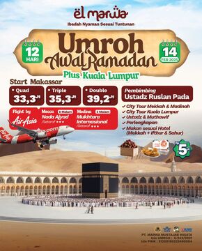 UMROH AWAL RAMADHAN 14 FEBRUARI 2026