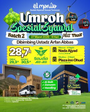 UMROH SYAWAL PLUS THAIF  27 MARET 2026 