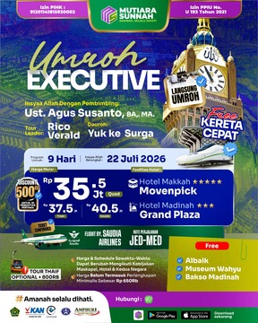 UMROH EXECUTIVE 22 JULI 2026