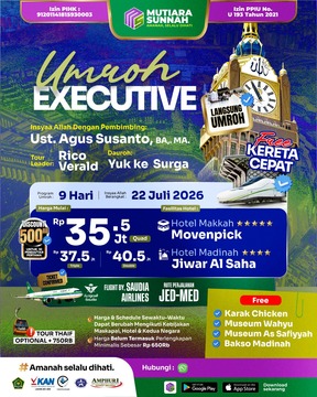 UMROH EXECUTIVE 22 JULI 2026