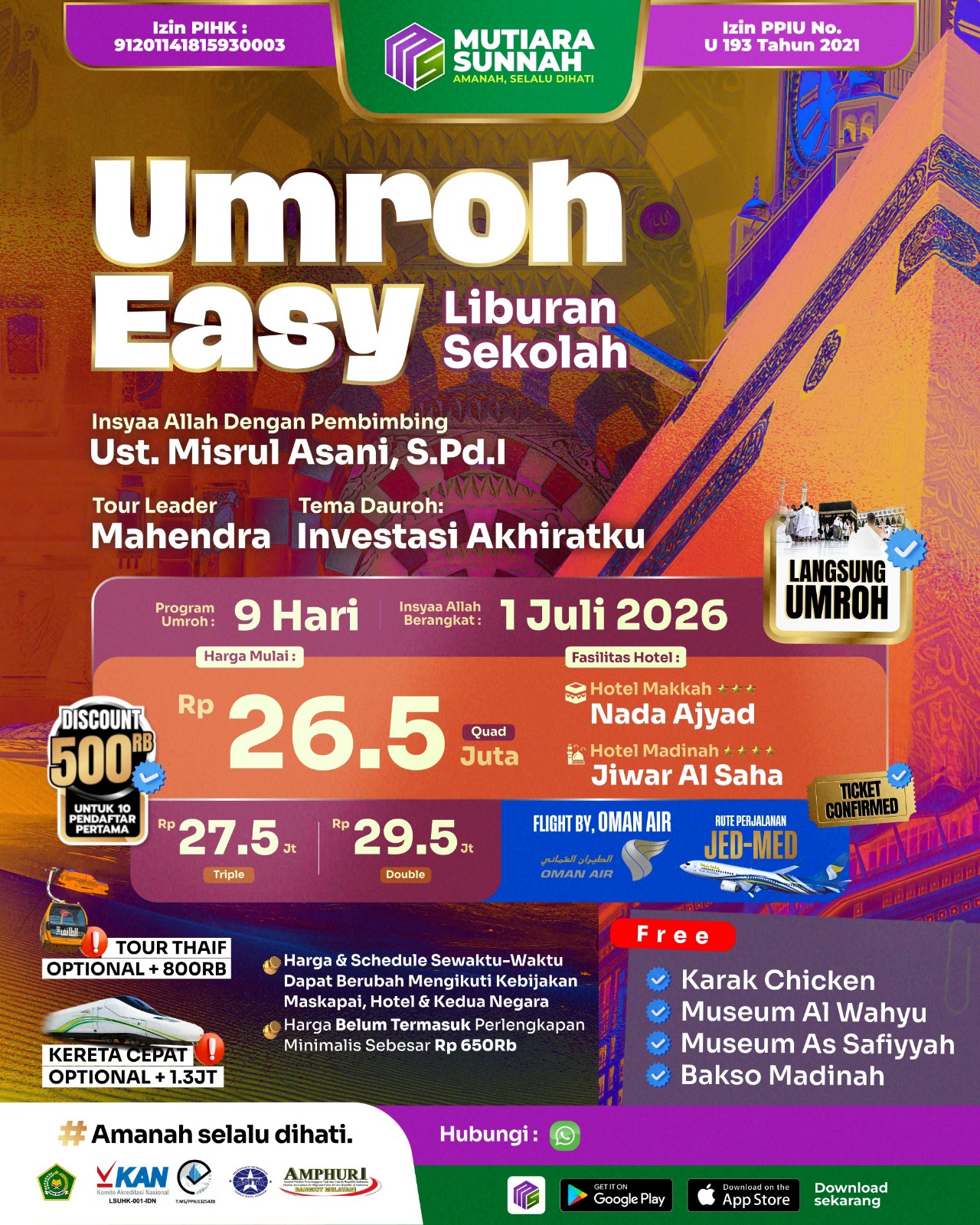 UMROH EASY 01 JULI 2026
