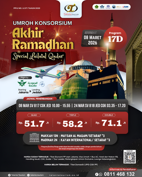 UMROH AKHIR RAMADHAN 2026 SPECIAL LAILATUL QADAR 