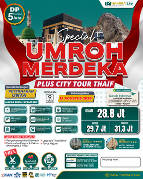 SPECIAL UMROH KEMERDEKAAN 13 AGUSTUS 2026