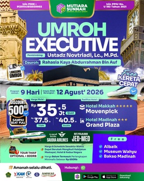 UMROH EXECUTIVE 12 AGUSTUS 2026