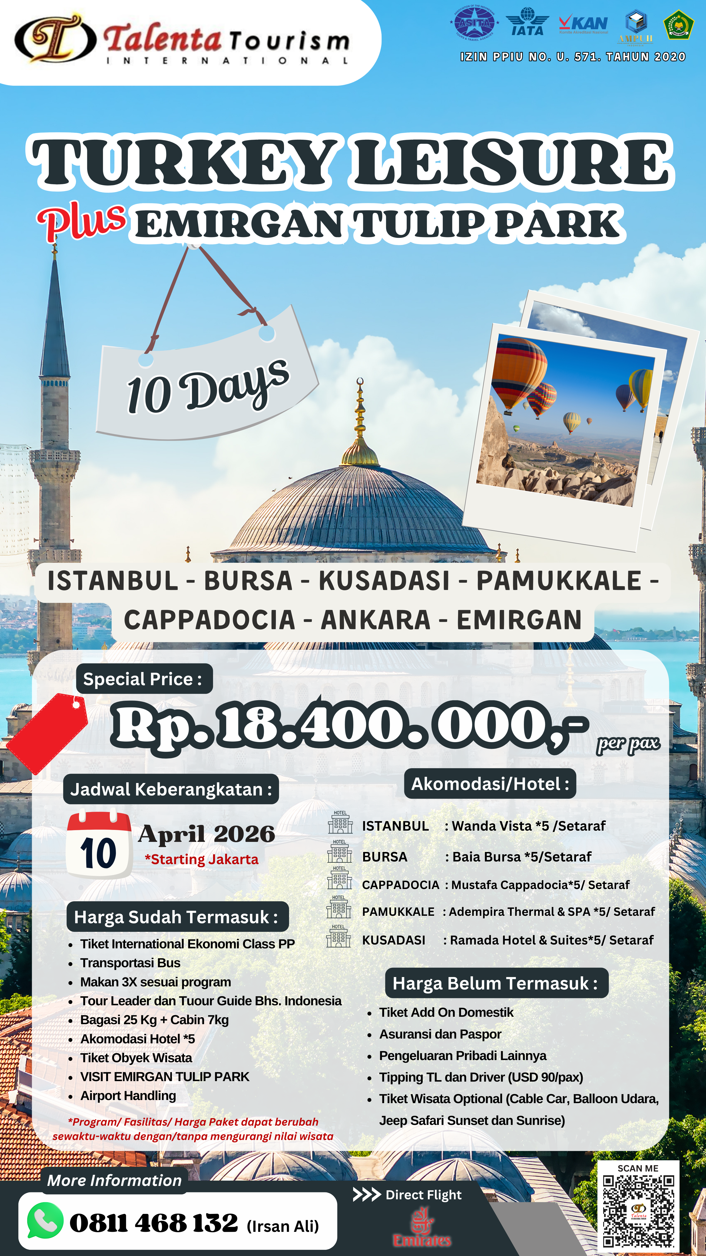 TURKIYE LEISURE 2026 PLUS EMIRGAN TULIP PARK